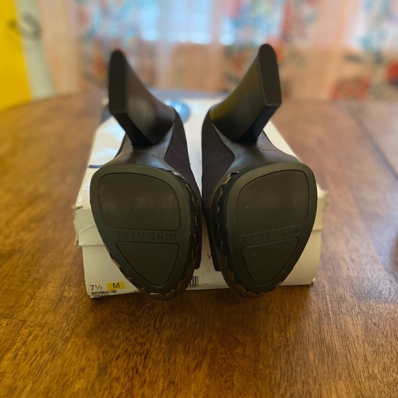 New Nine West peep-toe platform heel - Picture 4 of 6